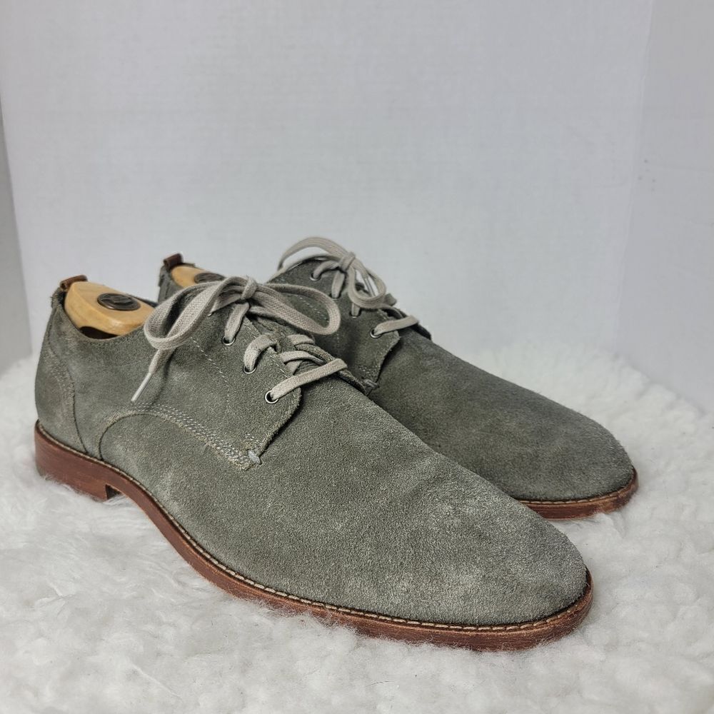 Cole Haan Feathercraft Grand Blucher Mens Shoes Size 11.5  OxfordGray Suede